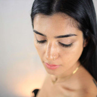 liquid eyebrow canada on model