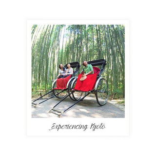 rickshaw ride in Arashiyama and the bamboo walking area