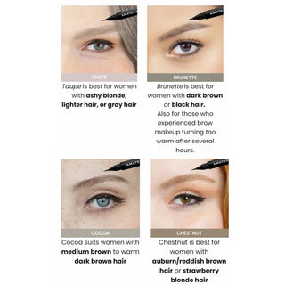 Waterproof eyebrow pencil