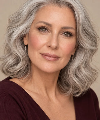 grey eyebrow makeup
