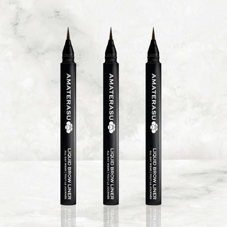 Liquid Brow Trio Set define your brows flawlessly. Its revolutionary shaped microfiber brush